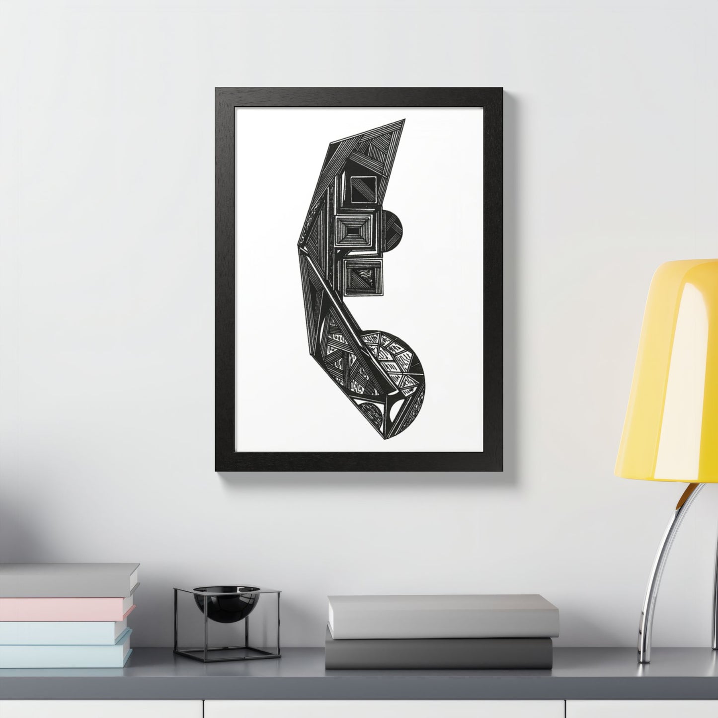 Africa Hand Drawn Art Framed Poster