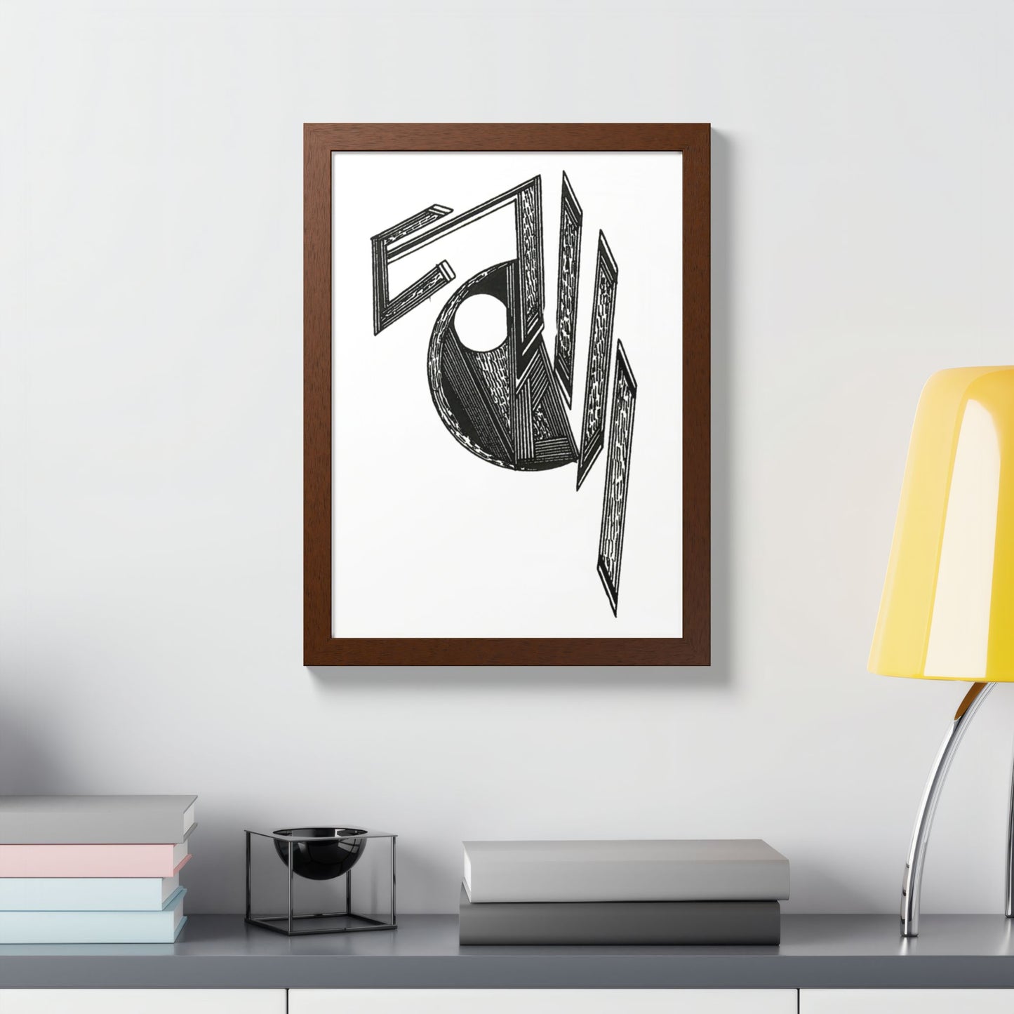 Gladiator Hand Drawn Art Framed Poster