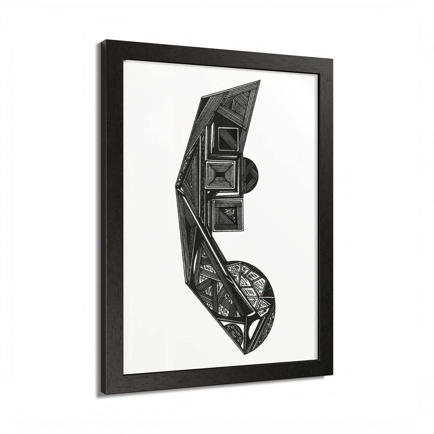 Africa Hand Drawn Art Framed Poster