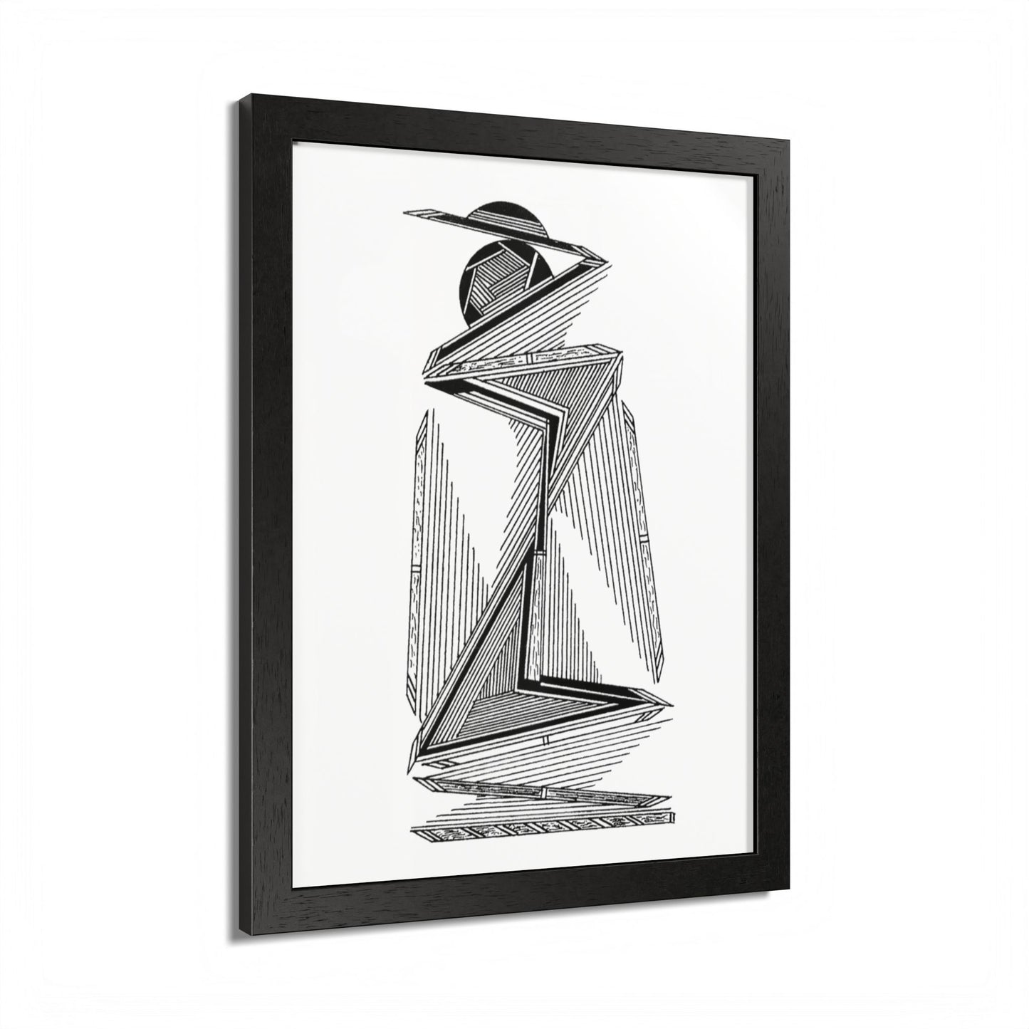 Safari Hand Drawn Art Framed Poster