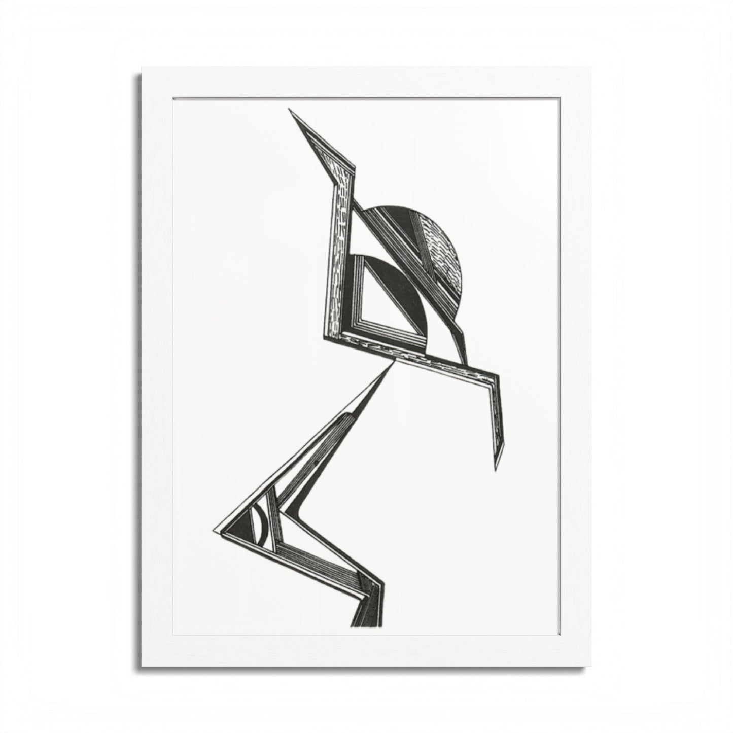 Spinning Top Hand Drawn Art Framed Poster