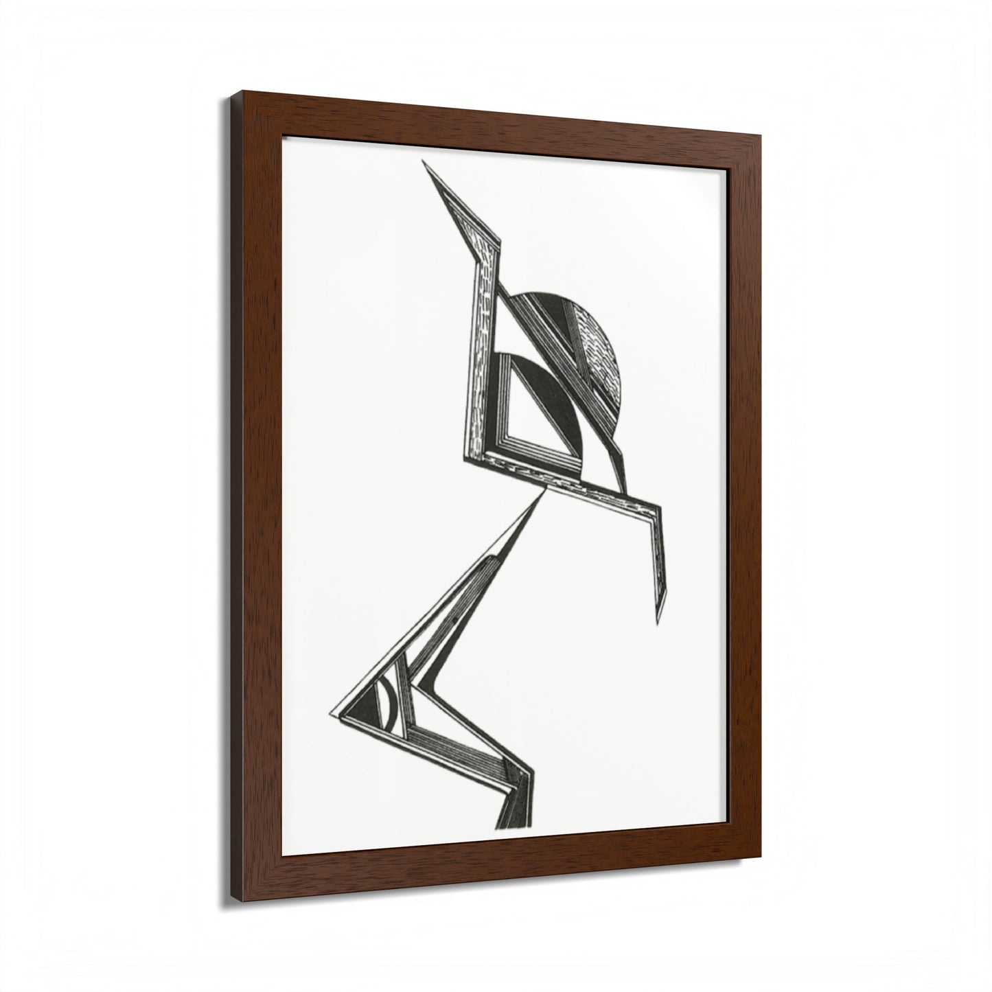 Spinning Top Hand Drawn Art Framed Poster