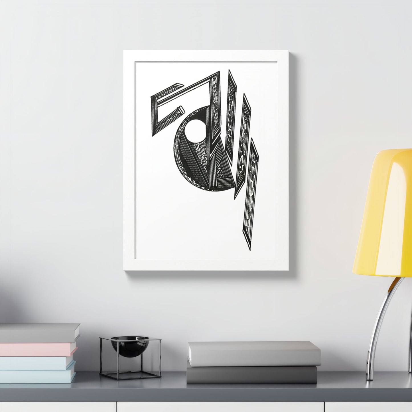 Gladiator Hand Drawn Art Framed Poster