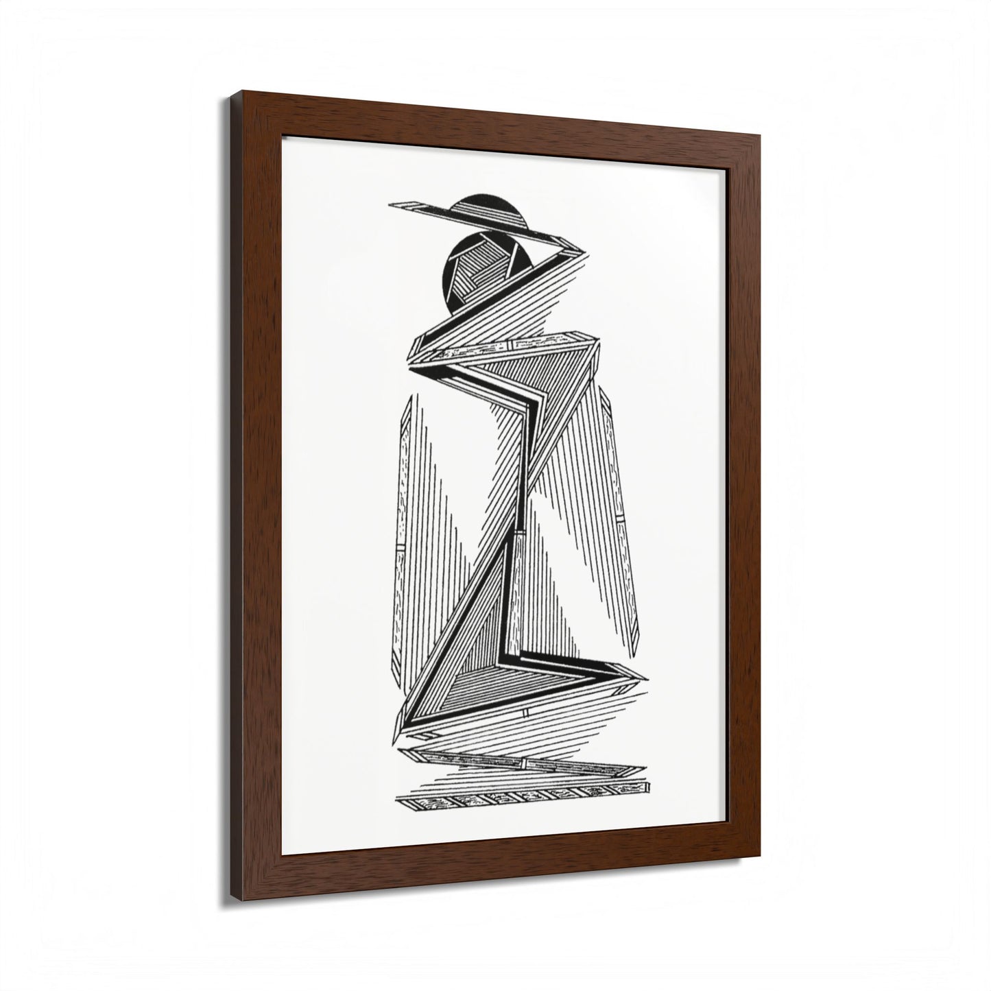 Safari Hand Drawn Art Framed Poster