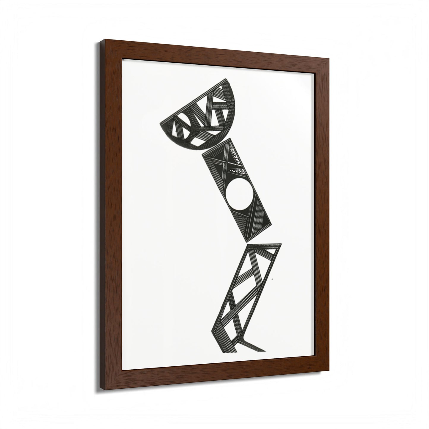 Art Light Hand Drawn Art Framed Poster
