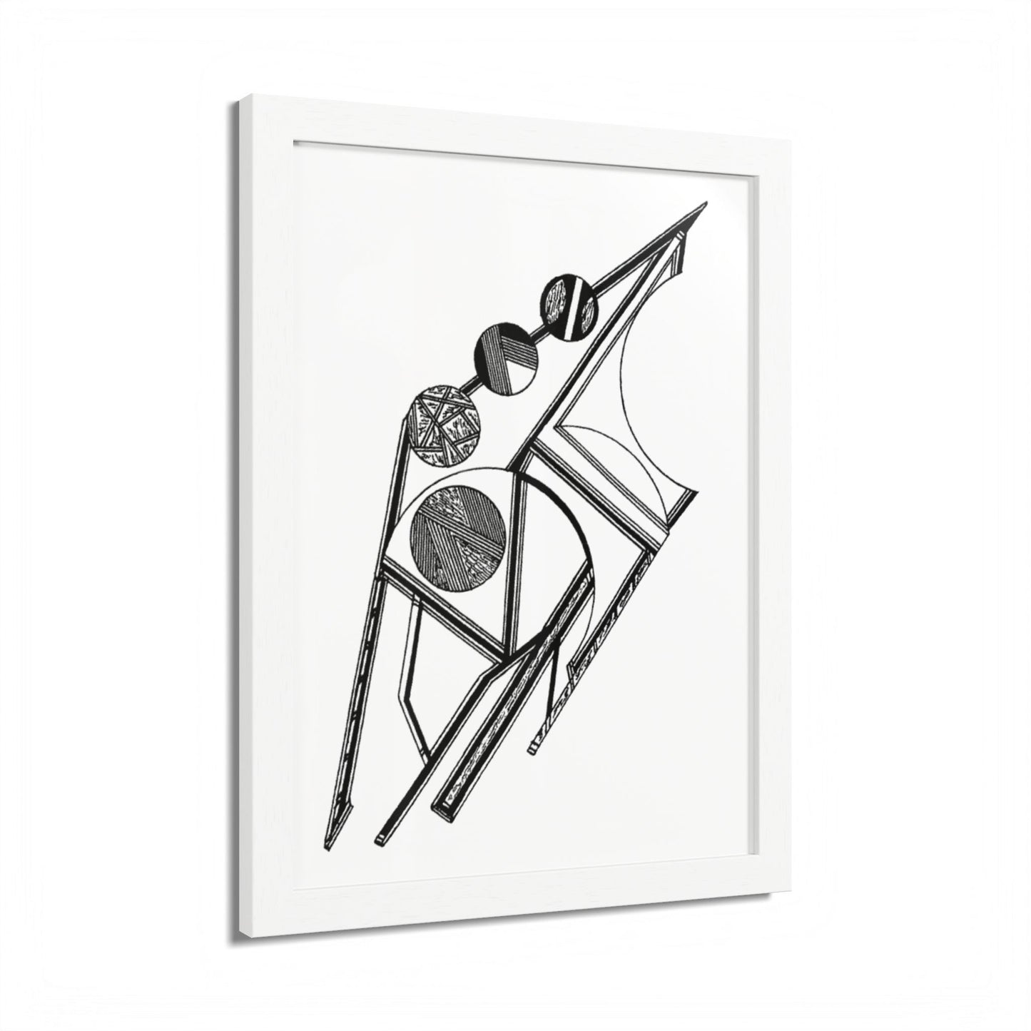 Atmosphere Hand Drawn Art Framed Poster