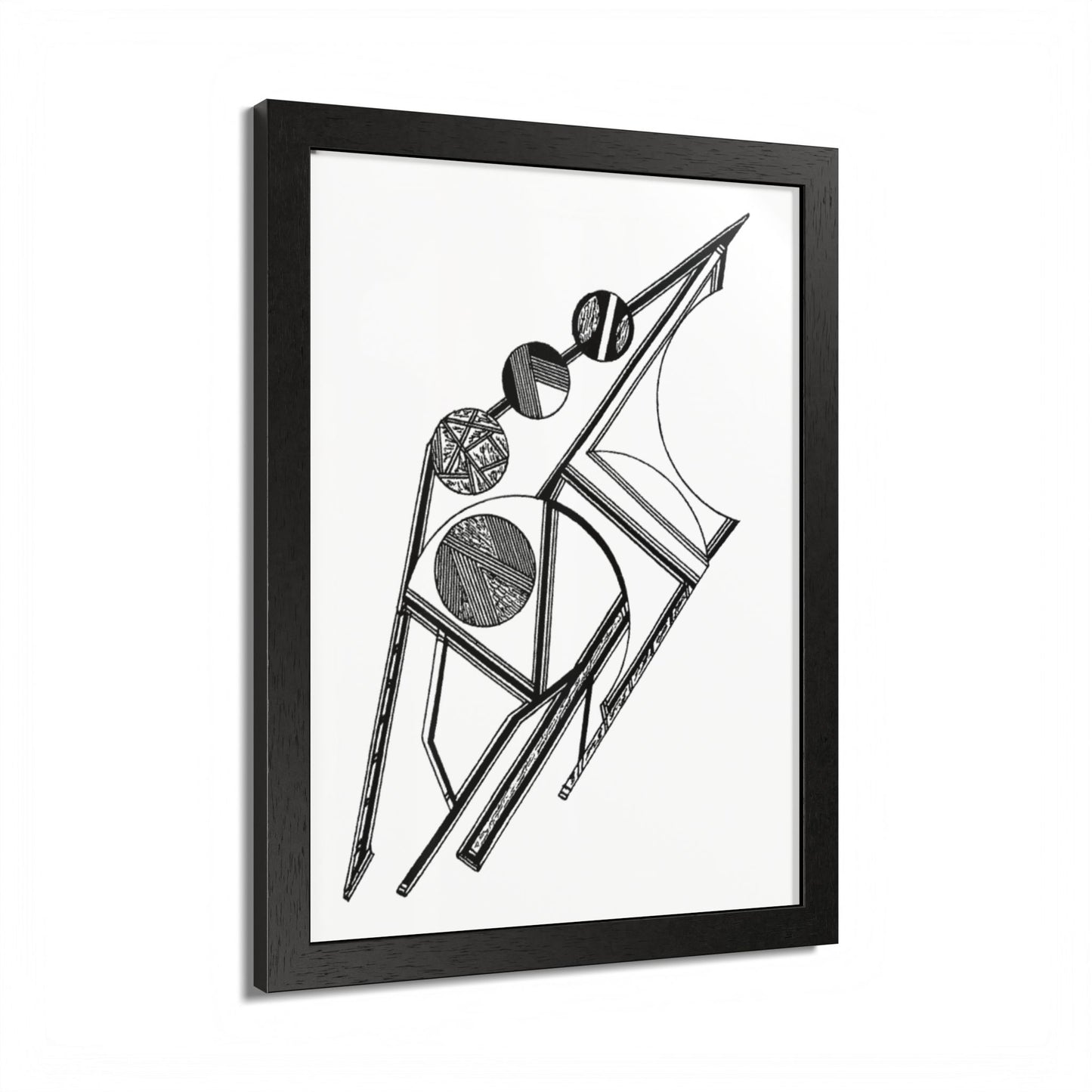 Atmosphere Hand Drawn Art Framed Poster