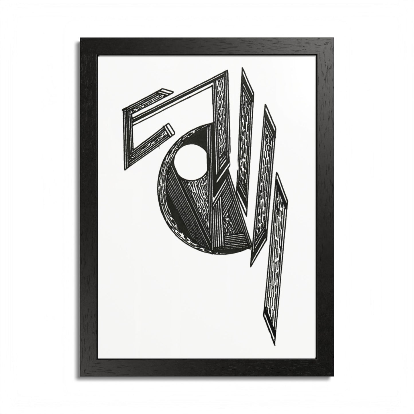 Gladiator Hand Drawn Art Framed Poster
