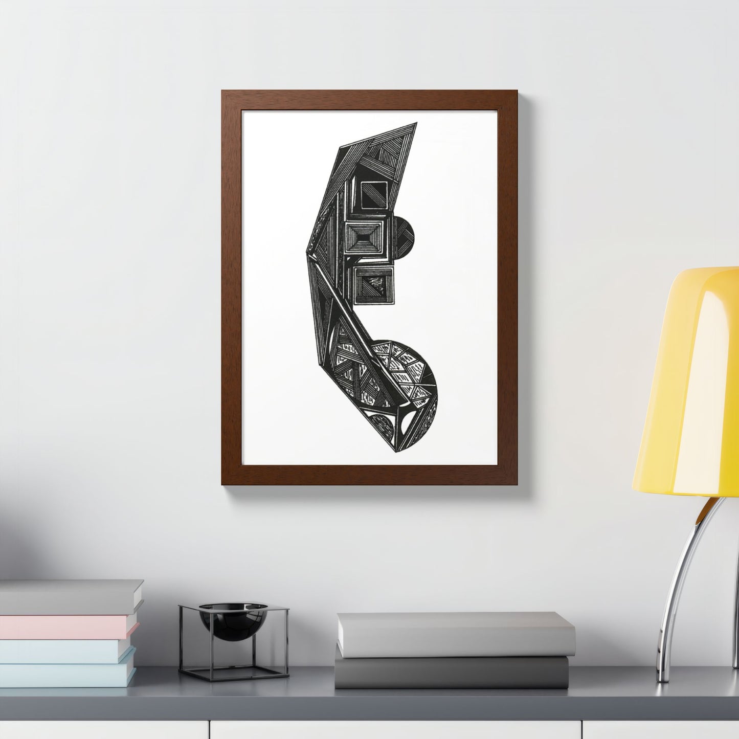 Africa Hand Drawn Art Framed Poster