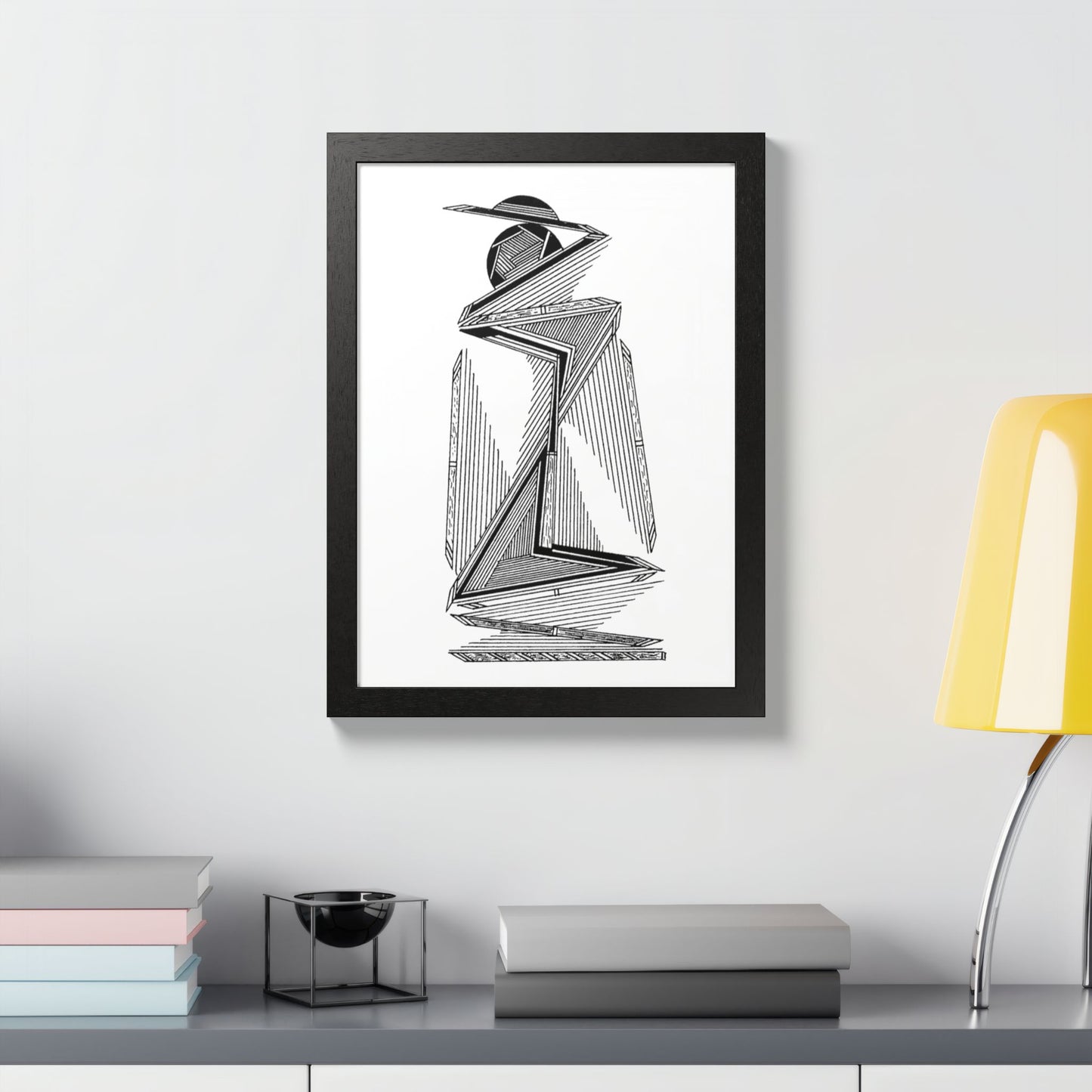 Safari Hand Drawn Art Framed Poster