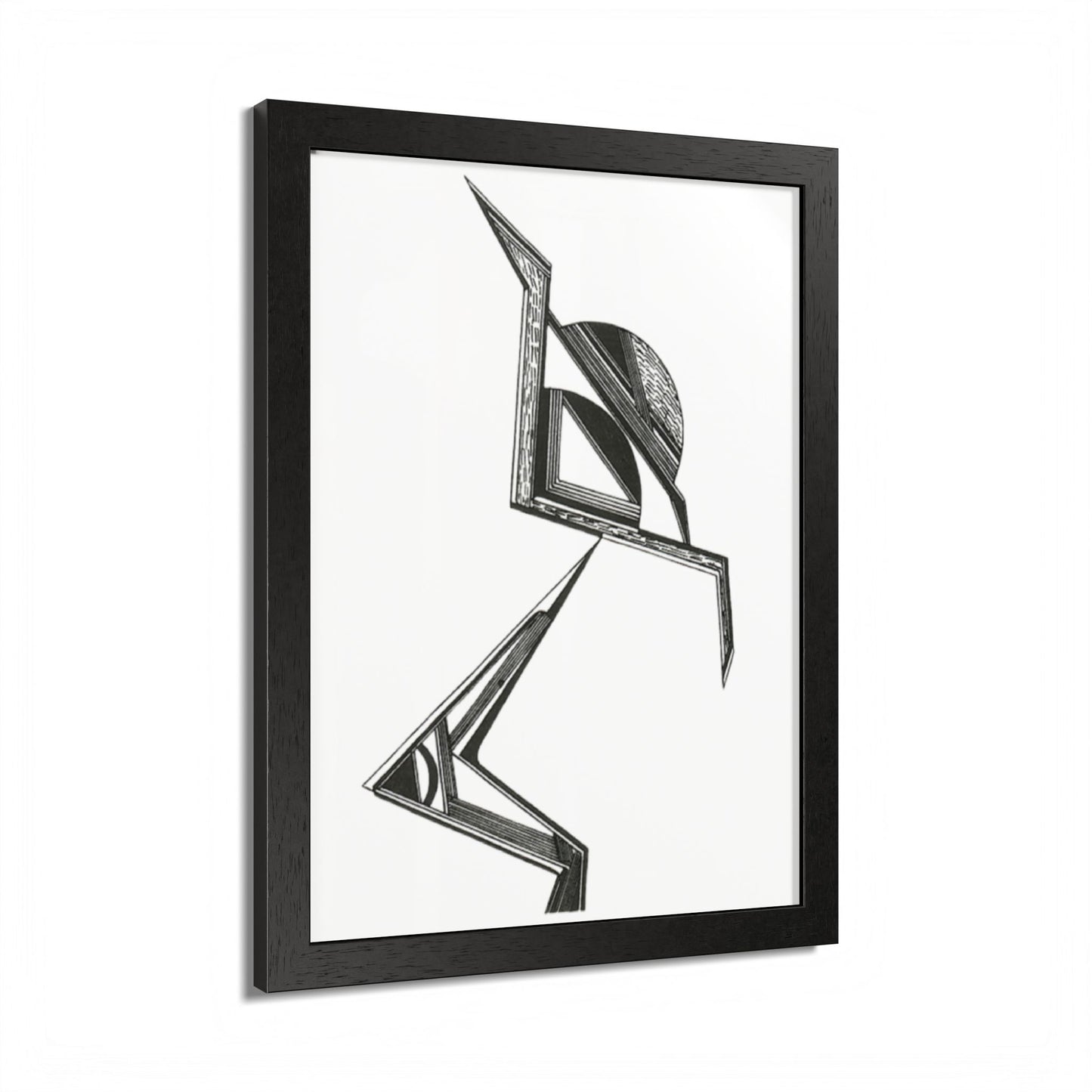 Spinning Top Hand Drawn Art Framed Poster