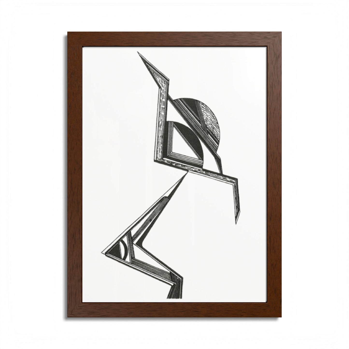 Spinning Top Hand Drawn Art Framed Poster