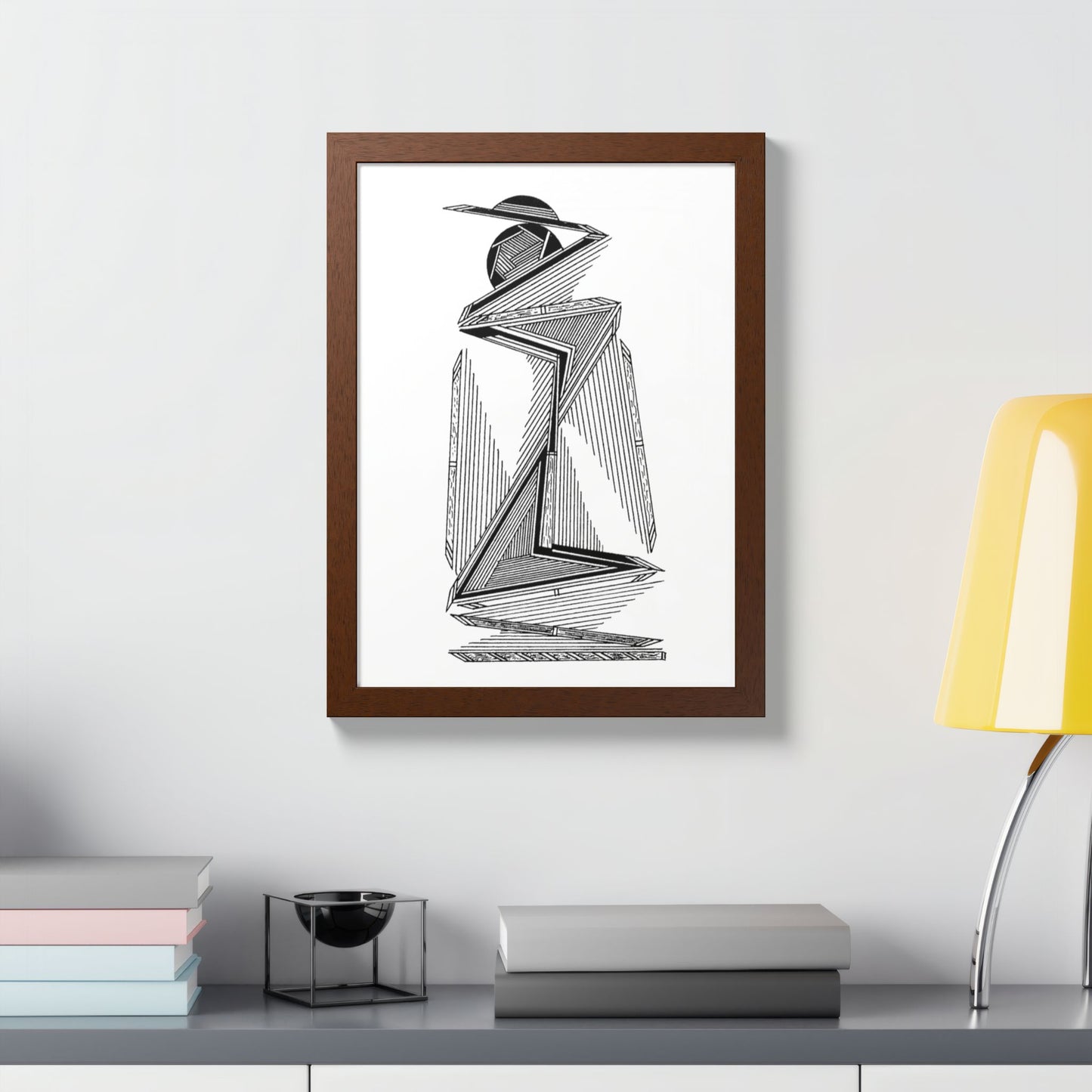 Safari Hand Drawn Art Framed Poster