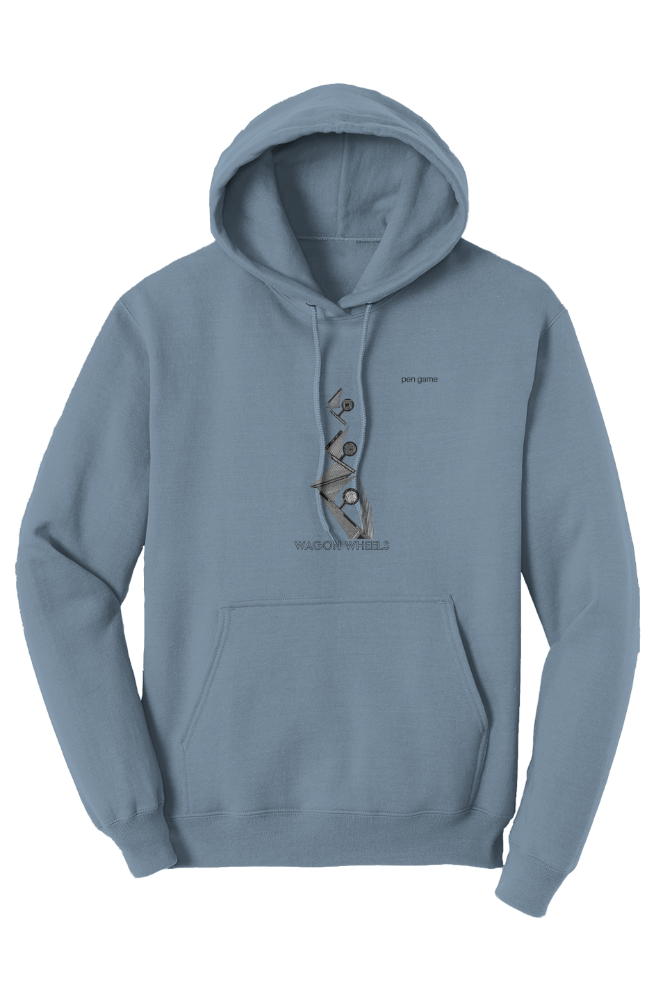 Wagon Wheels Fleece Pullover Hoodie