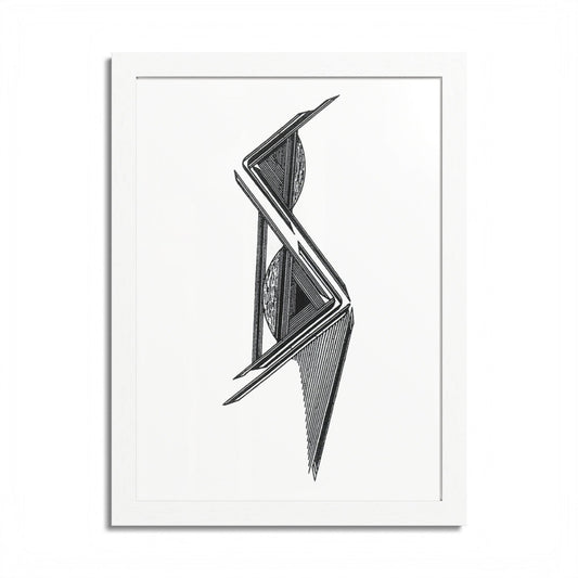 Precision Hand Drawn Art Framed Poster