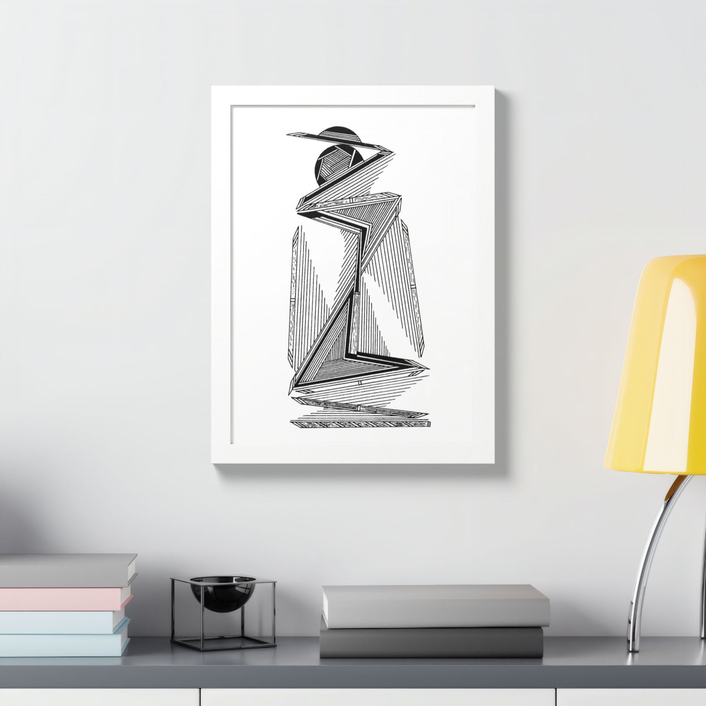 Safari Hand Drawn Art Framed Poster