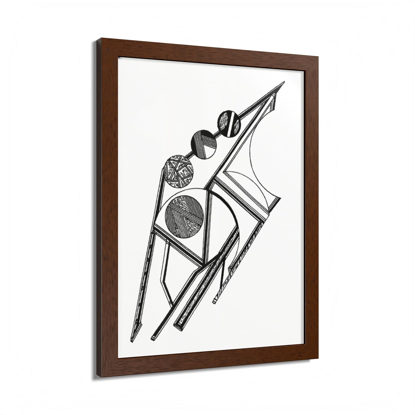 Atmosphere Hand Drawn Art Framed Poster